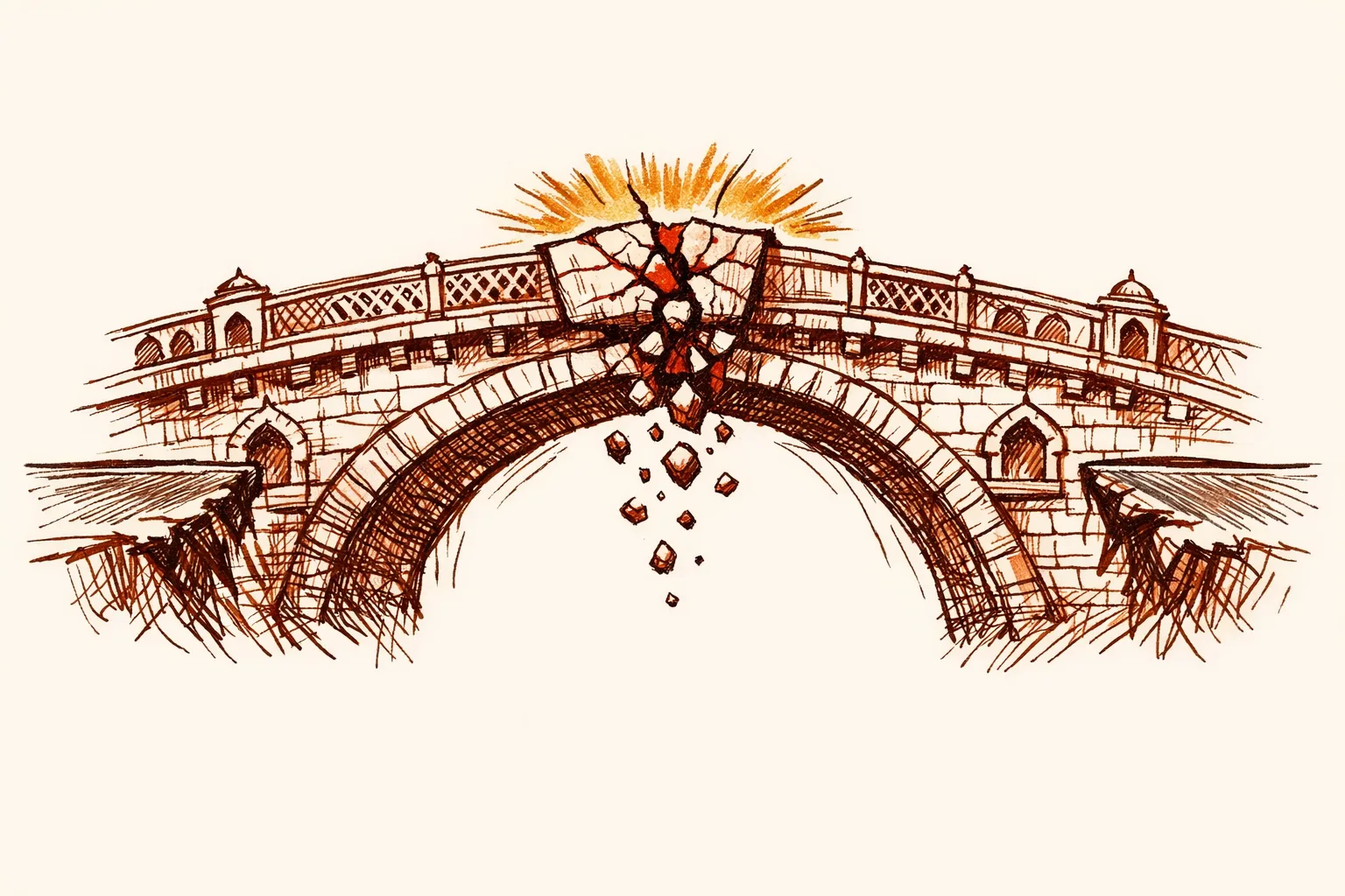 Editorial illustration for The Gandhi Partition Controversy That Congress Never Wants You to Discuss