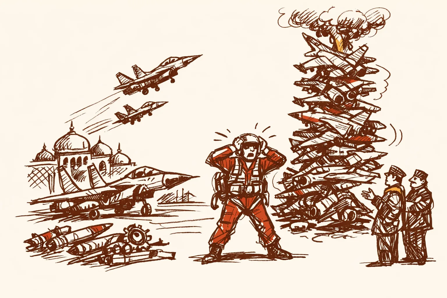 Editorial illustration for India Has 31 Fighter Squadrons When It Needs 42. Here Is Why.
